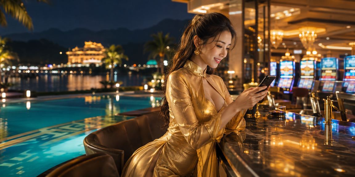 Phụ nữ mặc áo dài Huế thưởng thức trải nghiệm nhận thưởng VIP trong không gian thanh lịch