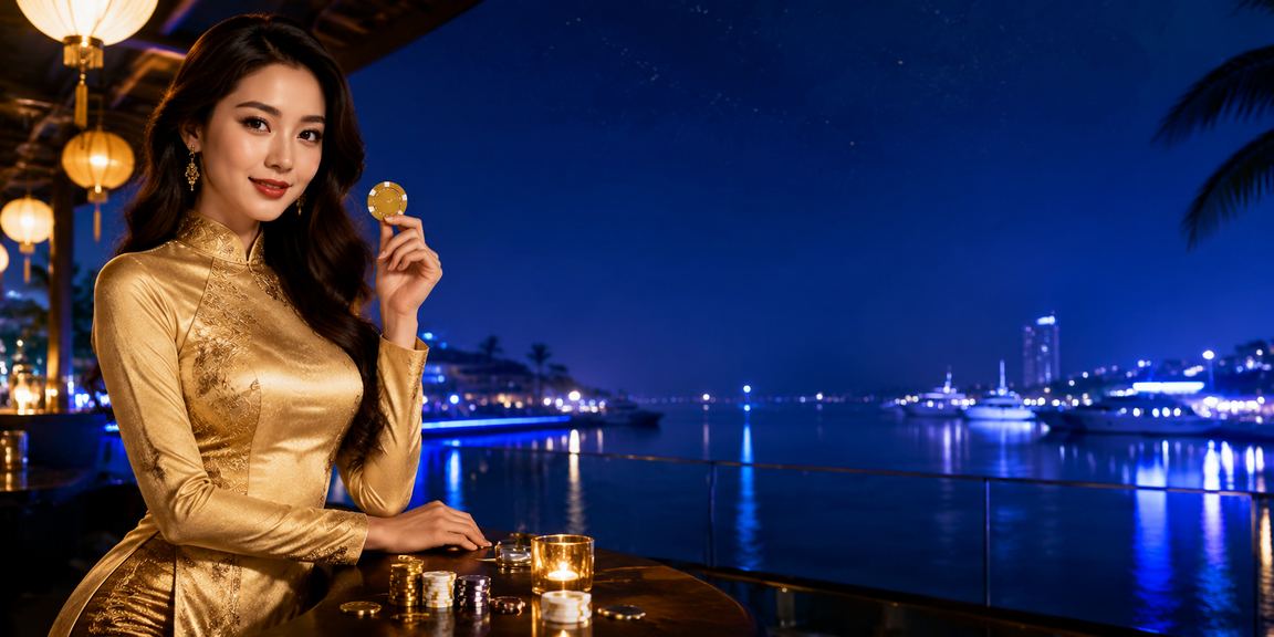 Phụ nữ mặc áo dài tham gia trải nghiệm cá cược cao cấp tại resort Nha Trang
